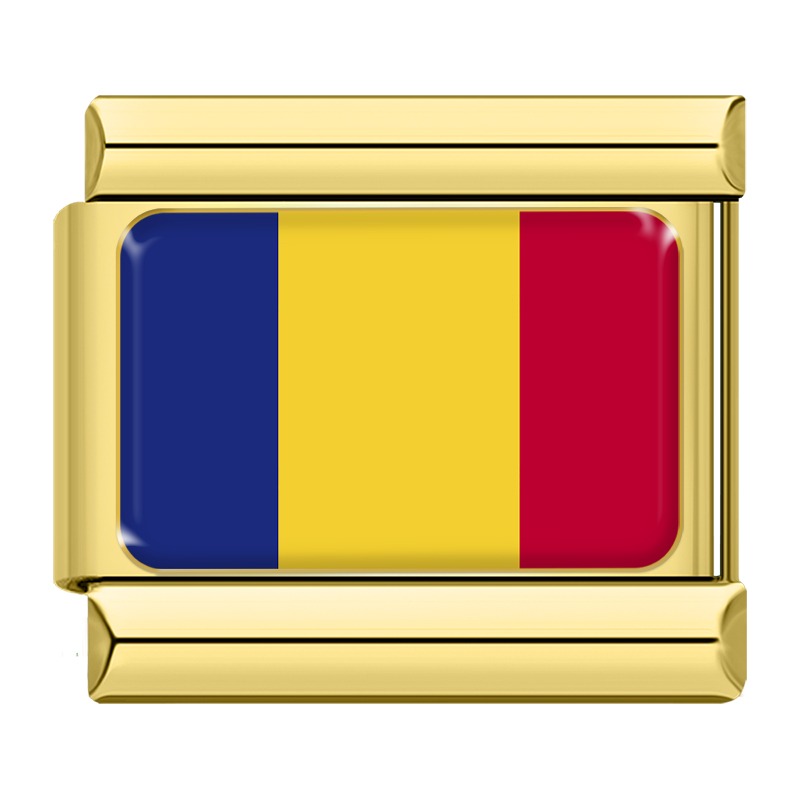 gold National Flag TZ161