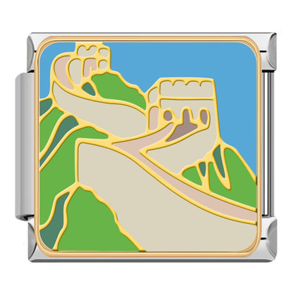 Chinese Heritage & Cultural Symbols Italian Charms — Yin Yang, Panda, Dragon, Great Wall & More