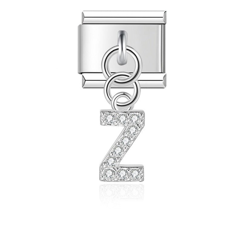 gold / silver  Letters charms  DJ2293