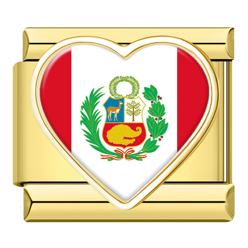 Golden Heart National Flag TZ295-Gold