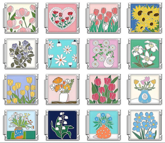 Flowers TZ140-Silver