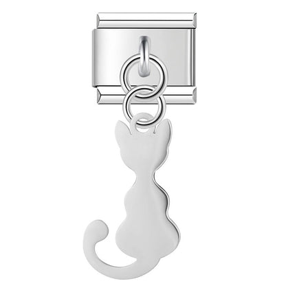 Edgy Spooky Silhouette Dangle Charm