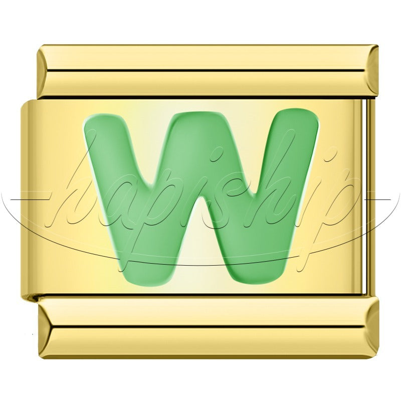 Golden Green 26 Letter DJ2024