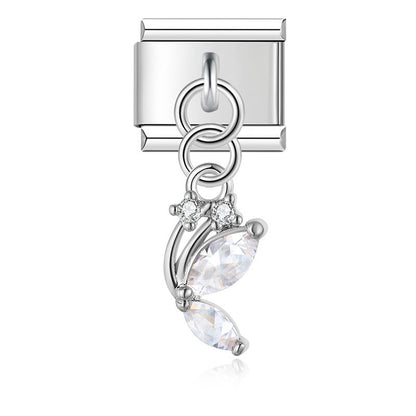 Enamel Mermaid & Ocean Fantasy Dangle Charm for Charm Bracelets