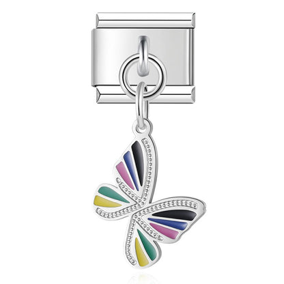Sculpted Enamel Penguin Dangle Charm