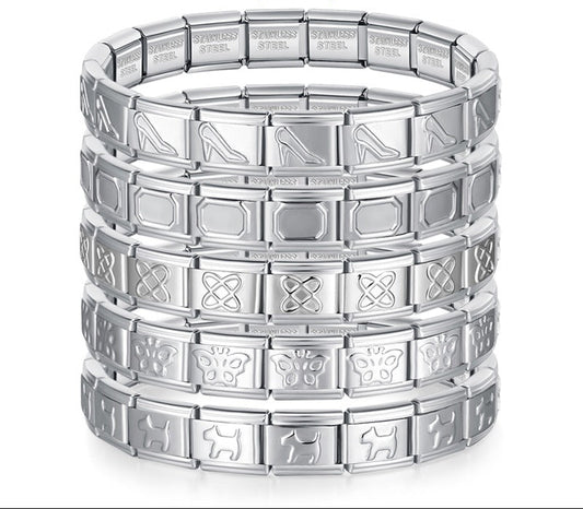 Dog Butterfly Flower High Heels Bracelet G288