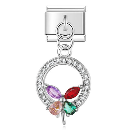 Enamel Mermaid & Ocean Fantasy Dangle Charm for Charm Bracelets