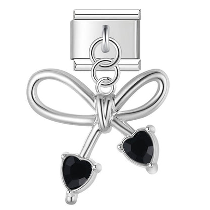 Enamel Deer & Fawn Dangle Charm for Charm Bracelets