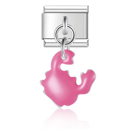 Twisted Metal Rope Single Link Charm