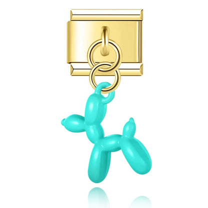 Enamel Graduation Cap & Diploma Dangle Charm for Charm Bracelets