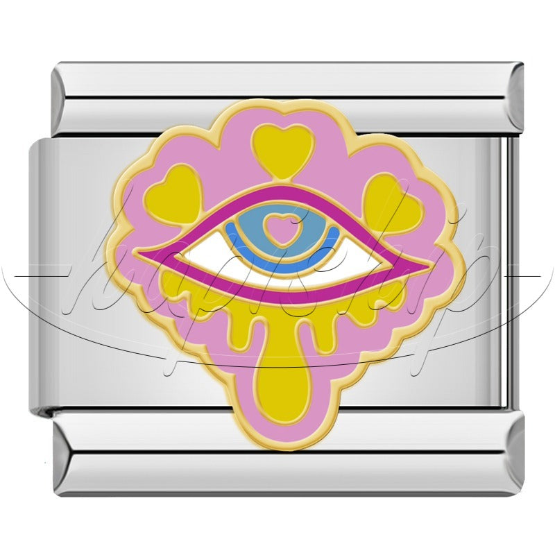 Pink Eye Flower Cherry Dice DJ1810