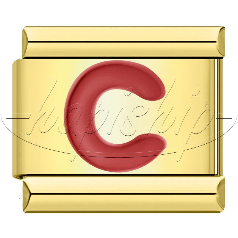 Golden Red 26 Letters A-Z  DJ1666