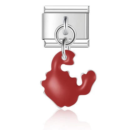 Twisted Metal Rope Single Link Charm