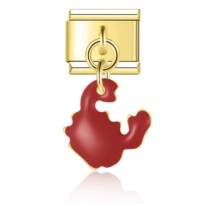 Twisted Metal Rope Single Link Charm