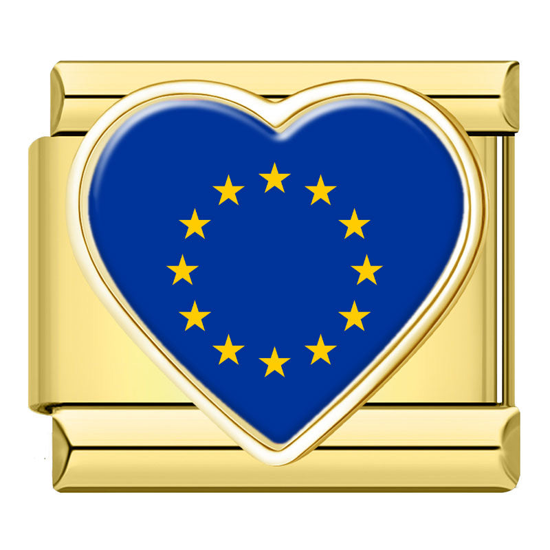 Golden Heart National Flags world