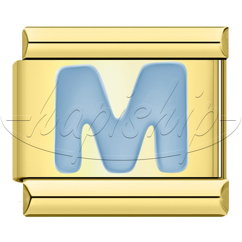 Golden Blue 26 Letter DJ1821