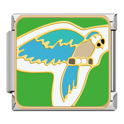Tropical Travel Adventures Italian Charms — Beach, Palm Tree, Flamingo, Toucan & Holiday Links