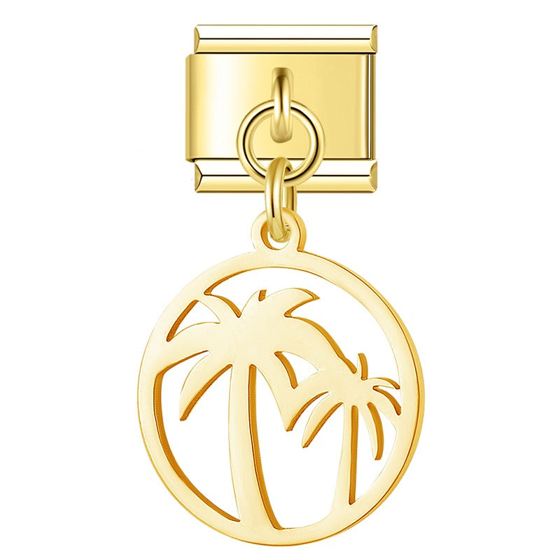 Ocean Beach Trees Dolphins Seahorses DJ1561