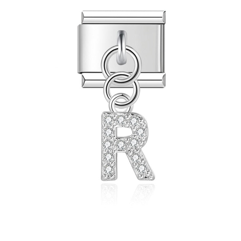 gold / silver  Letters charms  DJ2293