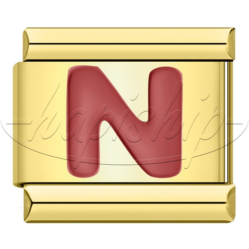 Golden Red 26 Letters A-Z  DJ1666