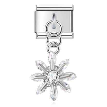 Enamel Mermaid & Ocean Fantasy Dangle Charm for Charm Bracelets