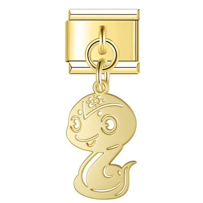 Miniature Gingerbread House Dangle Charm