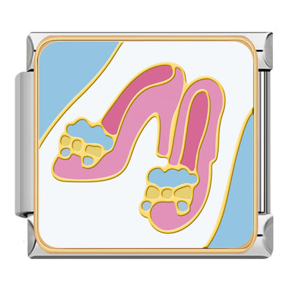 Magical Fairytale & Princess Italian Charms — Pink Castle, Mermaid & Enchanted Bracelet Links