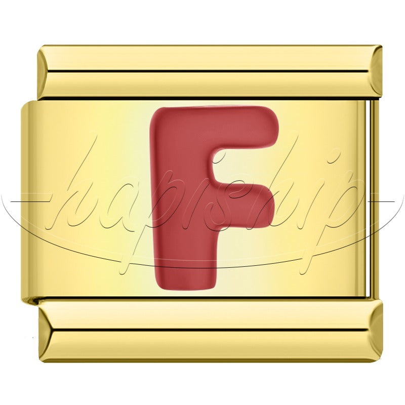 Golden Red 26 Letters A-Z  DJ1666