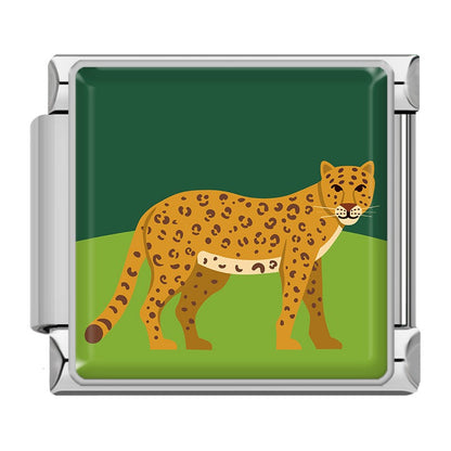 Wild Animal & Safari Wildlife Italian Charms — Penguin, Chameleon, Woodpecker & More