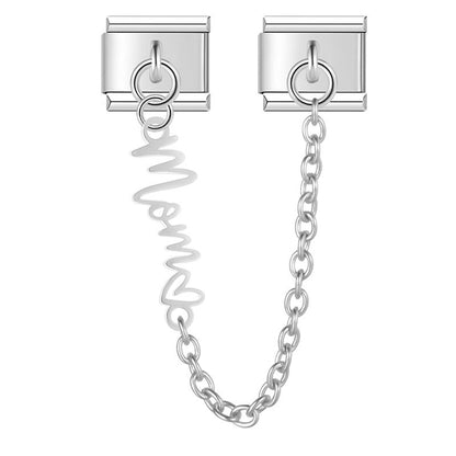 Enamel Santa Claus Dangle Charm