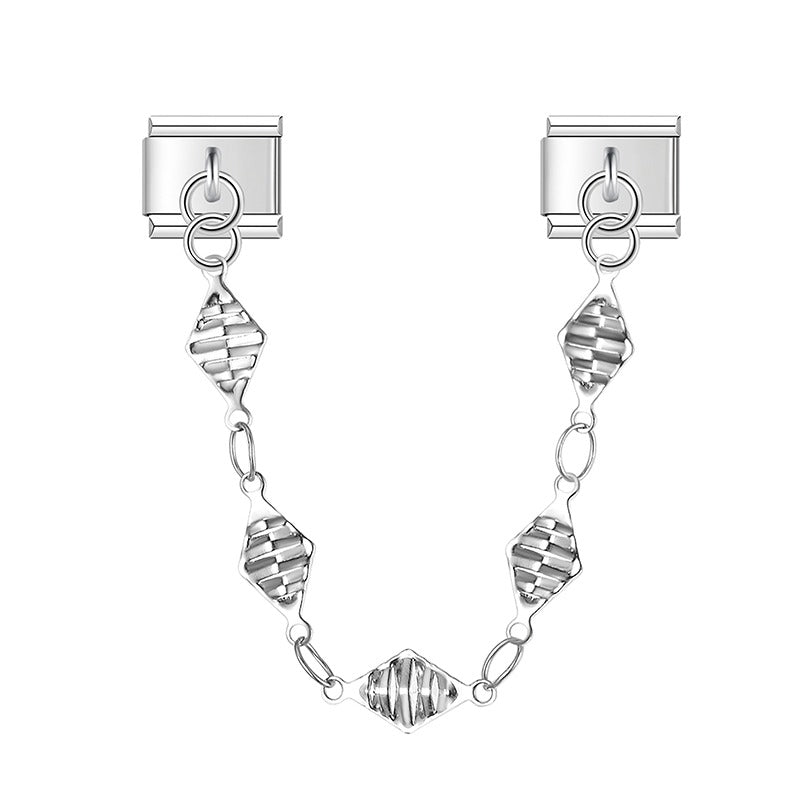 Shell Beads Chains silver&gold