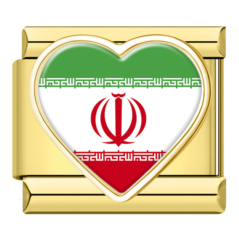 Golden Heart National Flag TZ295-Gold