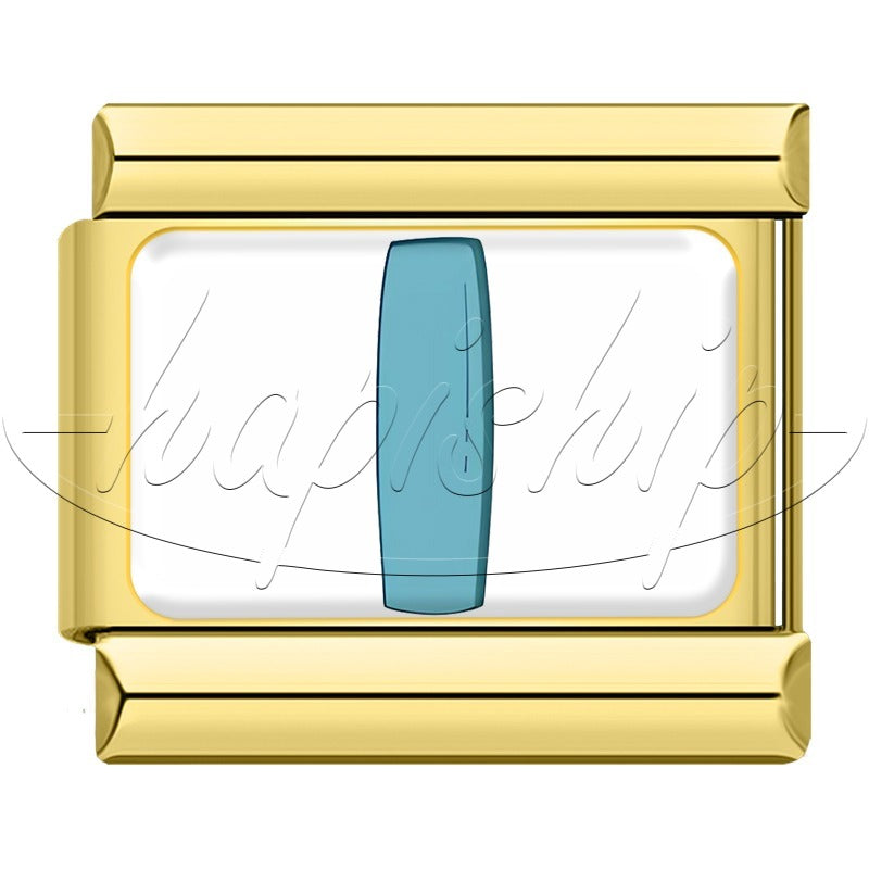 Golden Colorful 26 English Letters TZ037-Gold