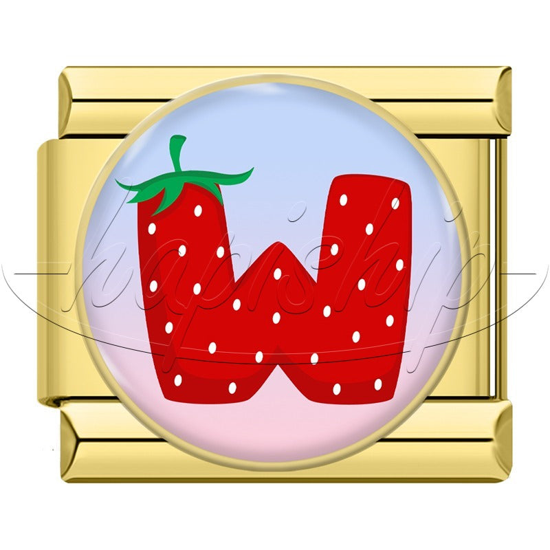 Strawberry 26 Letter TZ171-Gold