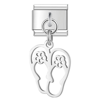 Enamel Crown & Tiara Dangle Charm for Charm Bracelets