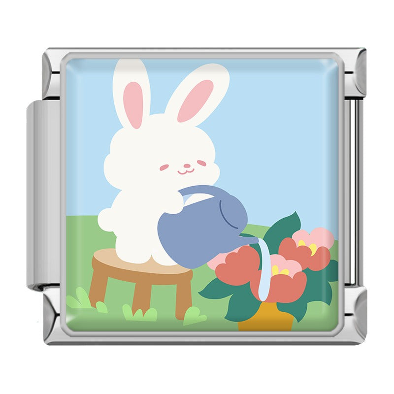 Animals Cat Dog Bear Mouse  TZ135-Silver