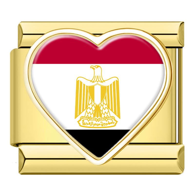 Golden Heart National Flag TZ295-Gold