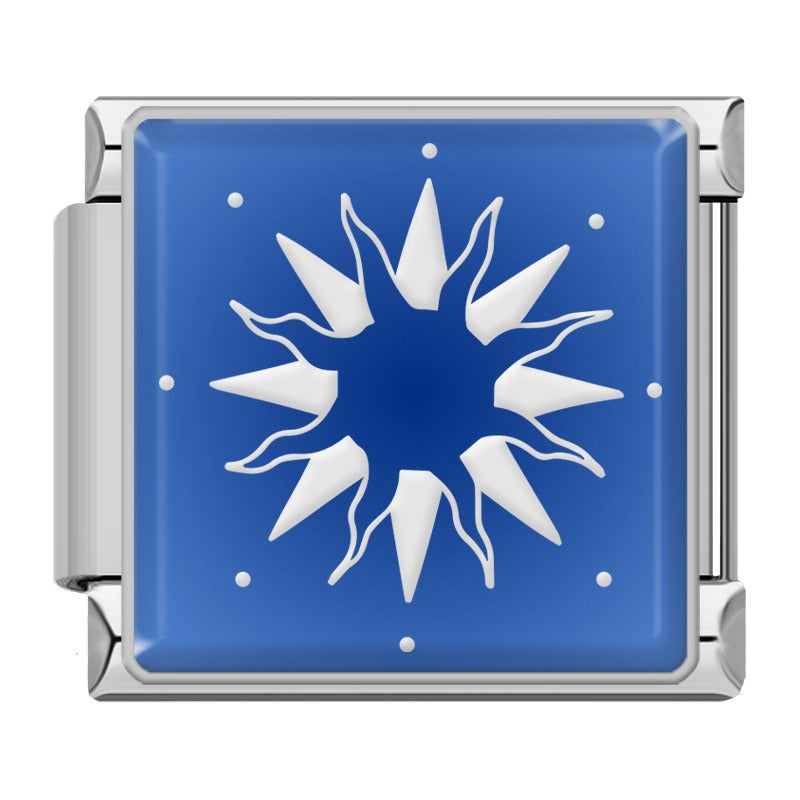 Blue starlit sky Moon Star Heart TZ168