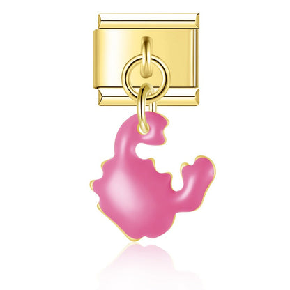 Twisted Metal Rope Single Link Charm