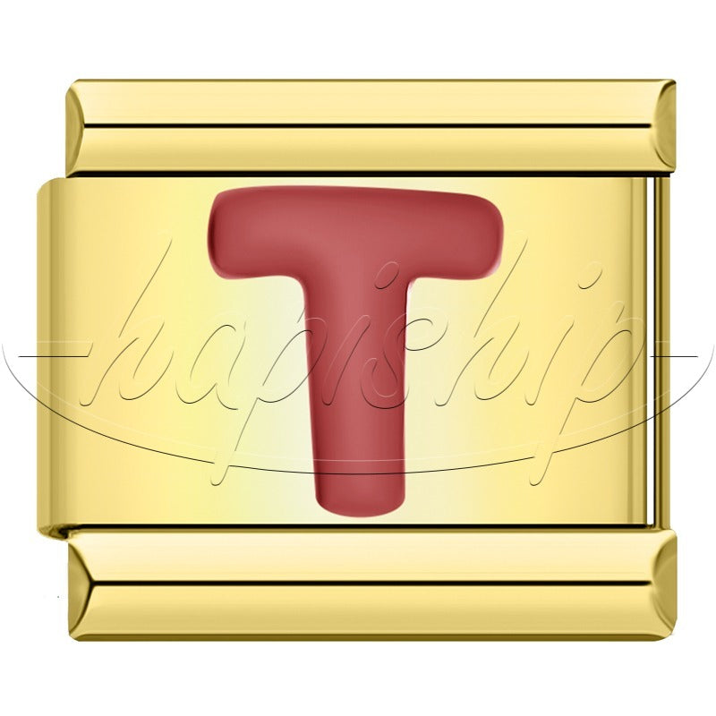 Golden Red 26 Letters A-Z  DJ1666