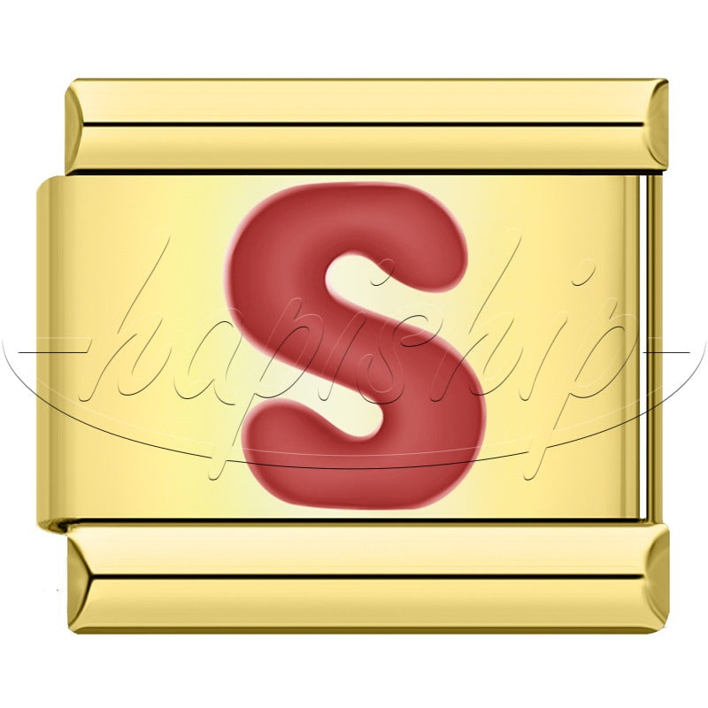 Golden Red 26 Letters A-Z  DJ1666