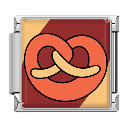 Brown Celebration & Autumn Italian Charms — Thanksgiving, Harvest & Autumn Icon Charm Links