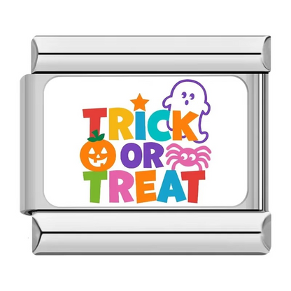 Halloween Italian Charms — Pumpkin, Ghost, Witch, Spider & Spooky Designs