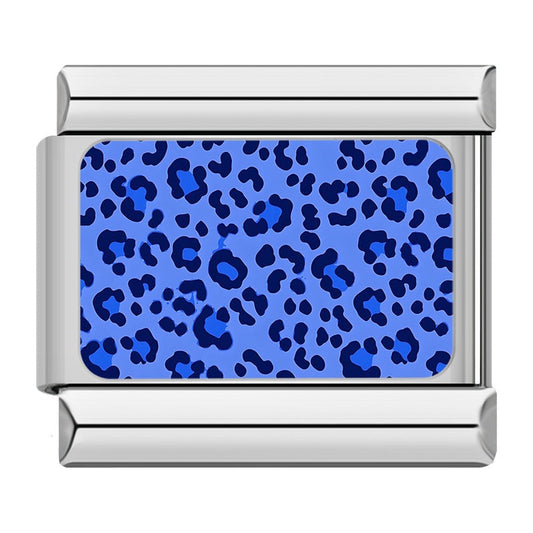 Colorful Leopard Print Italian Charm