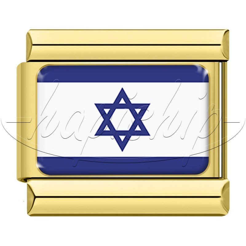 Golden Bulgaria Vietnam Israel National Flag TZ013-Gold