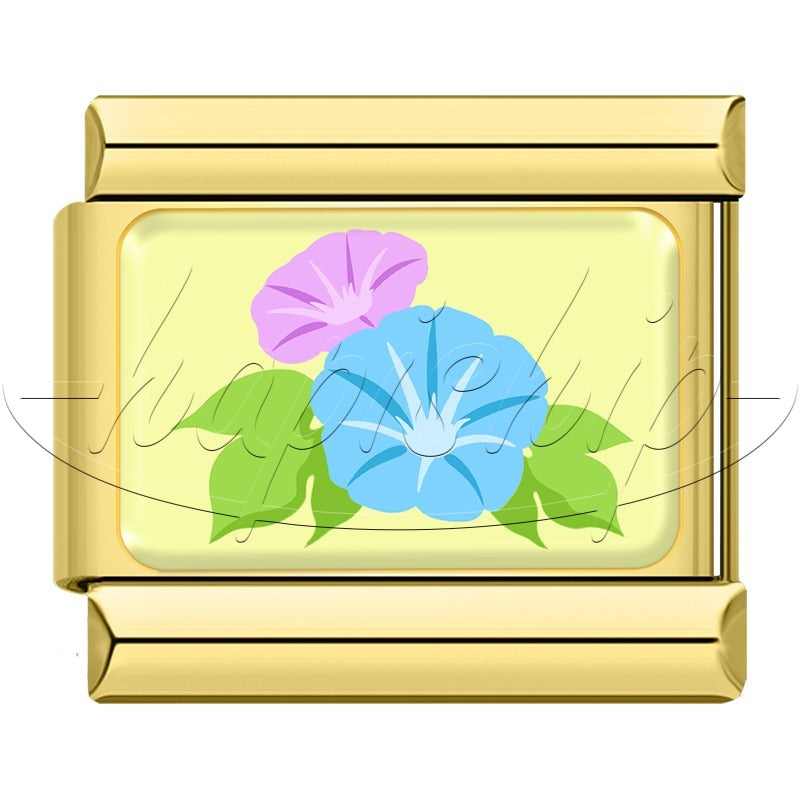 Golden Colorful Flower TZ020-Gold