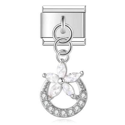 Enamel Mermaid & Ocean Fantasy Dangle Charm for Charm Bracelets