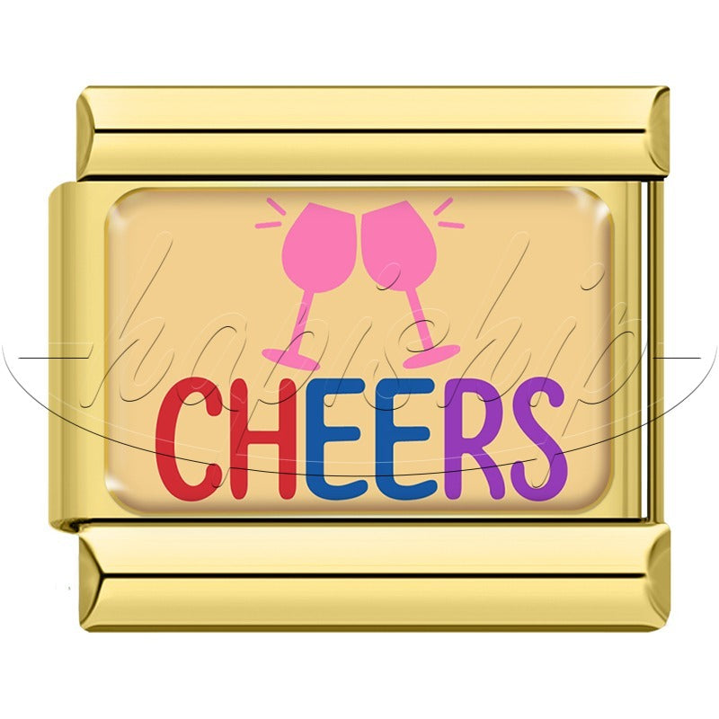 Golden Forever Friendship Cheers  TZ018-Gold