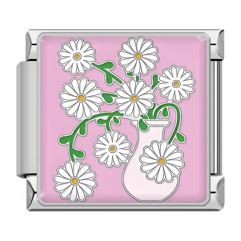 Flowers TZ140-Silver
