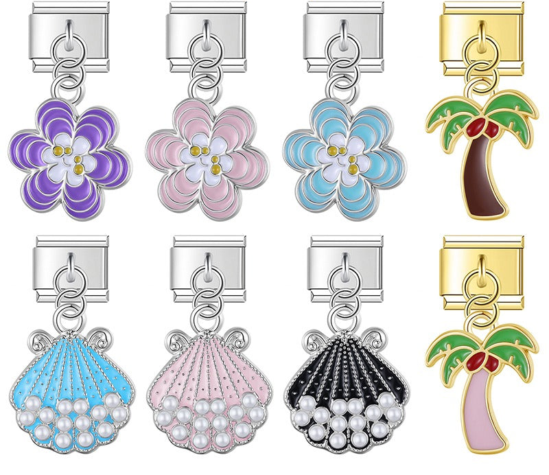 Flower Shell Coconut Tree DJ1559